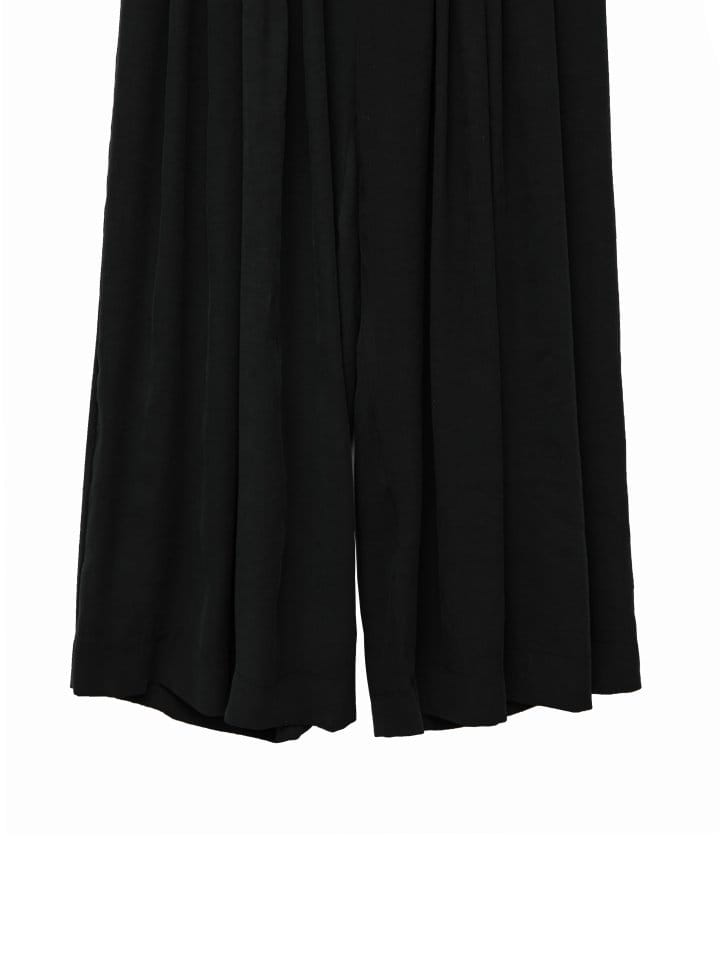 Paper Moon - Korean Women Fashion - #momslook - Bamboo Pleated Pin Tuck Wide Trousers - 11