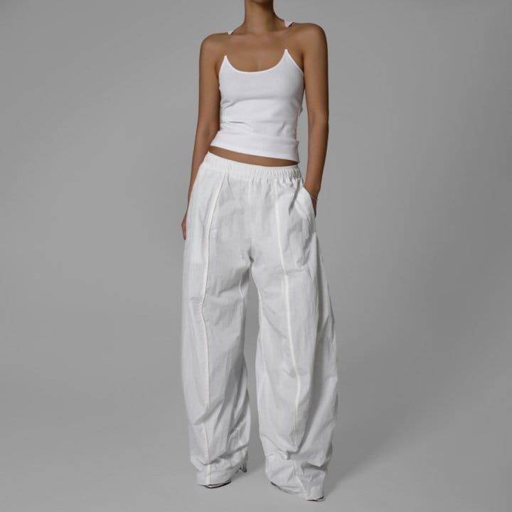 Paper Moon - Korean Women Fashion - #vintageinspired - Shoulder Strapless Detail Ribbed Sleevelss Tank Top - 2