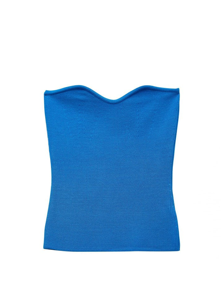 Paper Moon - Korean Women Fashion - #womensfashion - Volume Bust Tube Knit Top - 6