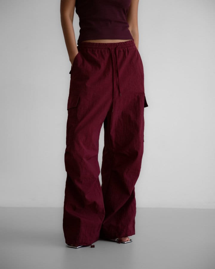 Paper Moon - Korean Women Fashion - #womensfashion - Nylon Technical Cargo Jogger Pants - 2