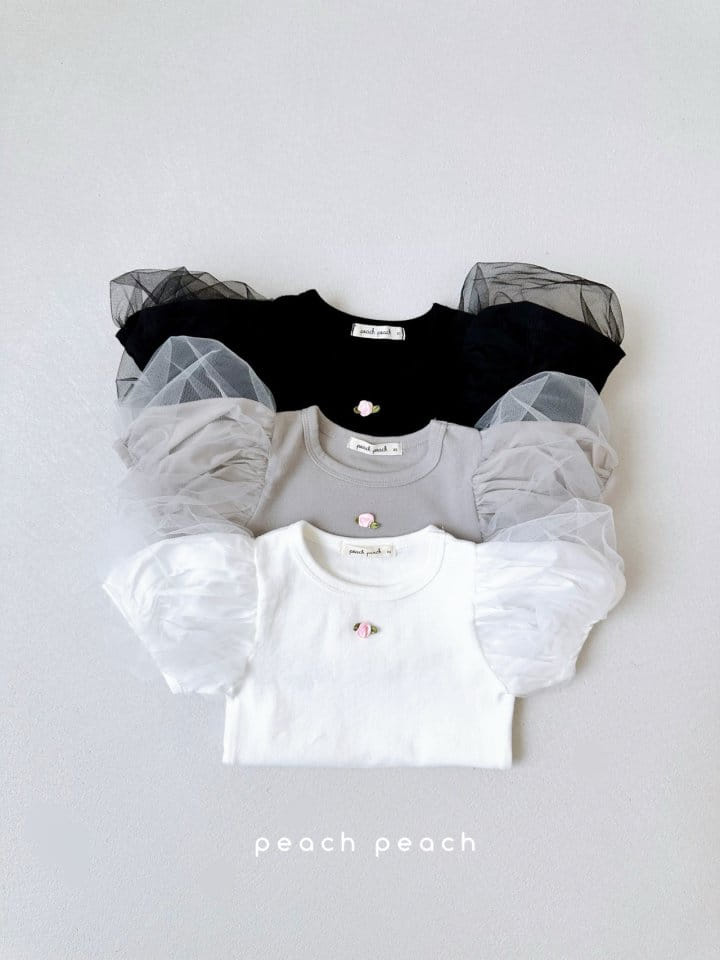 Peach peach - Korean Children Fashion - #discoveringself - Nana Tee - 9