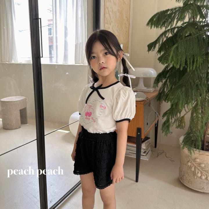 Peach peach - Korean Children Fashion - #magicofchildhood - Ju Ju Tee