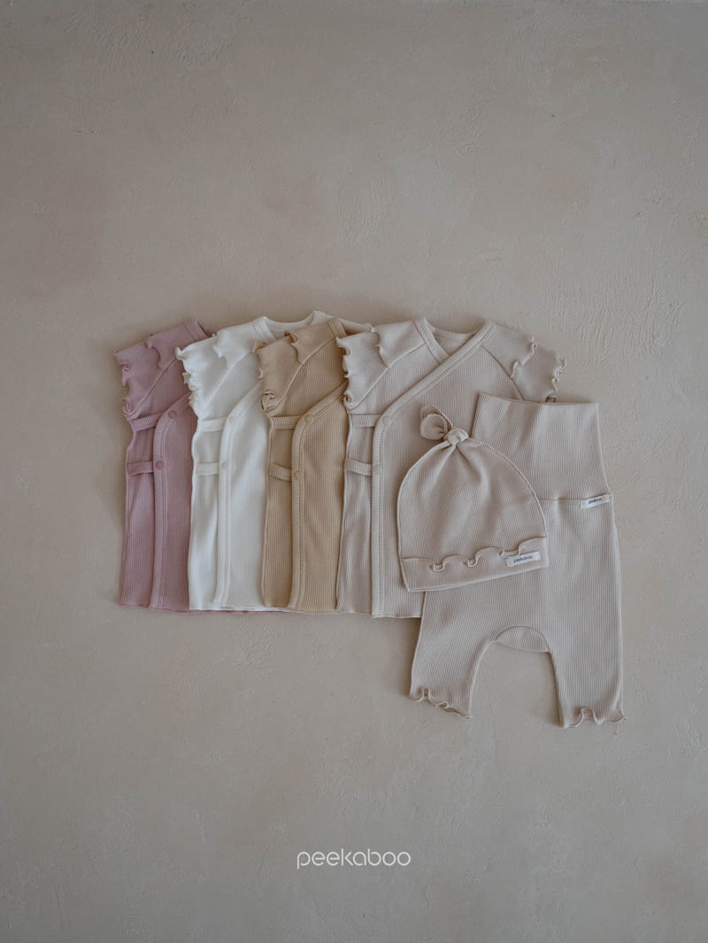 Peekaboo - Korean Baby Fashion - #babyclothing - Pioni Bonnet Set