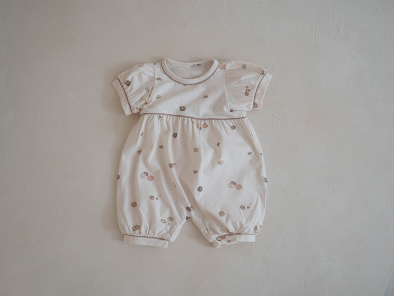 Peekaboo - Korean Baby Fashion - #babyootd - Doughnut Body Suit - 2