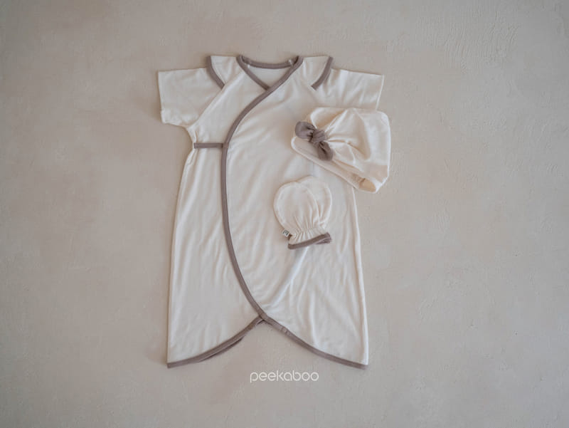 Peekaboo - Korean Baby Fashion - #babyoutfit - Mari Bennet Set - 3