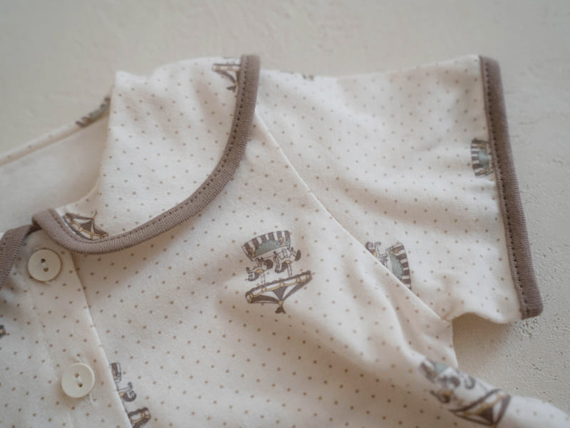 Peekaboo - Korean Baby Fashion - #babyoutfit - Orgel Baby Top Bottom Set - 4