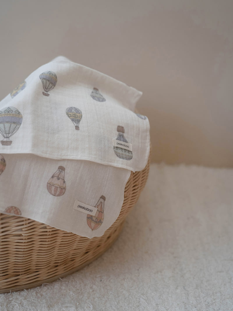 Peekaboo - Korean Baby Fashion - #onlinebabyshop - Hot Air Balloon Handkerchief - 2
