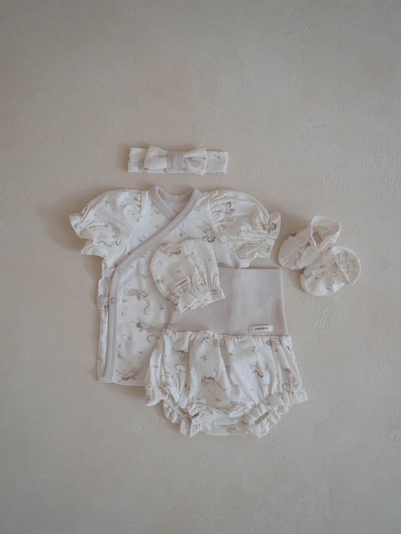 Peekaboo - Korean Baby Fashion - #onlinebabyshop - Angella Lovely Bennet Set