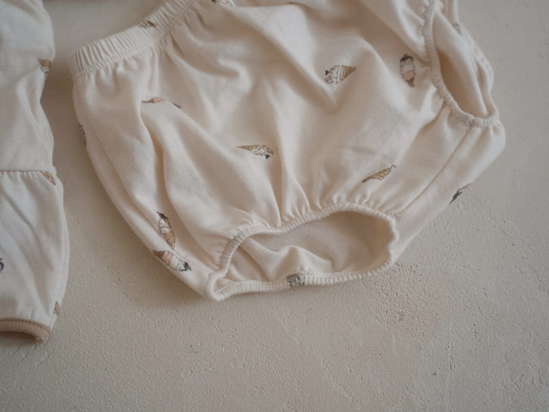 Peekaboo - Korean Baby Fashion - #smilingbaby - Icecream Baby Top Bottom Set - 5