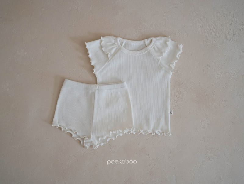 Peekaboo - Korean Children Fashion - #kidzfashiontrend - Pioni Top Bottom Set - 4