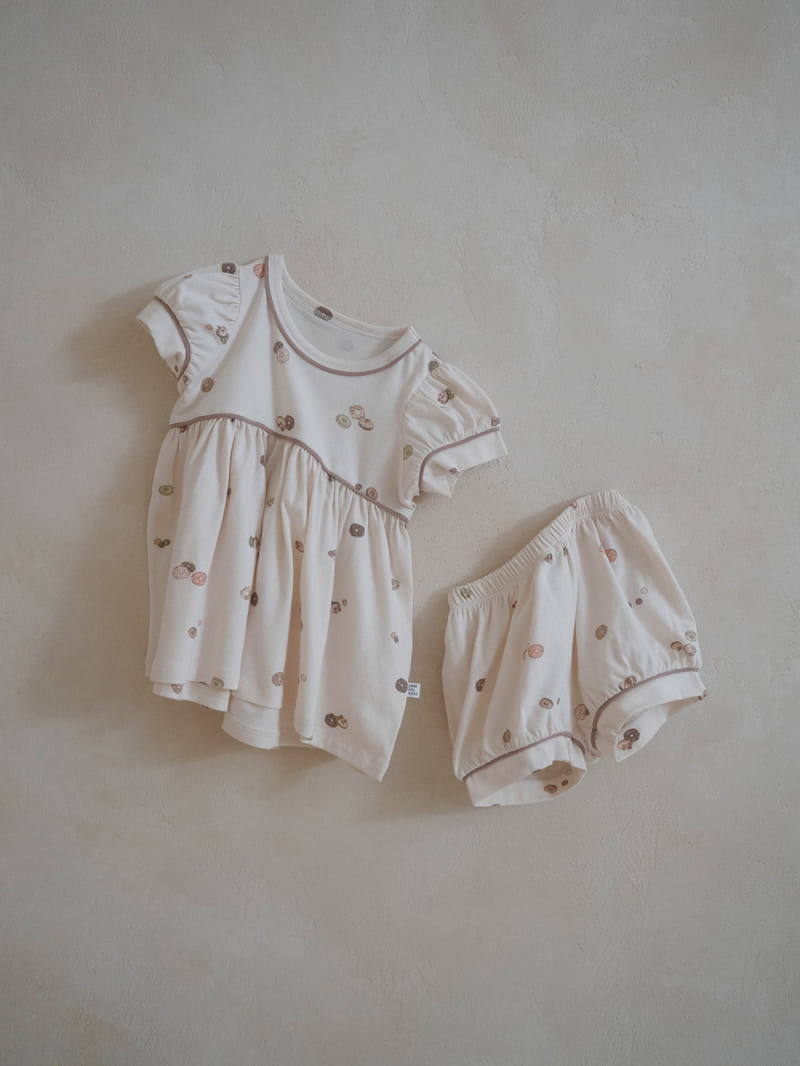 Peekaboo - Korean Children Fashion - #childofig - Doughnut Top Bottom Set - 9