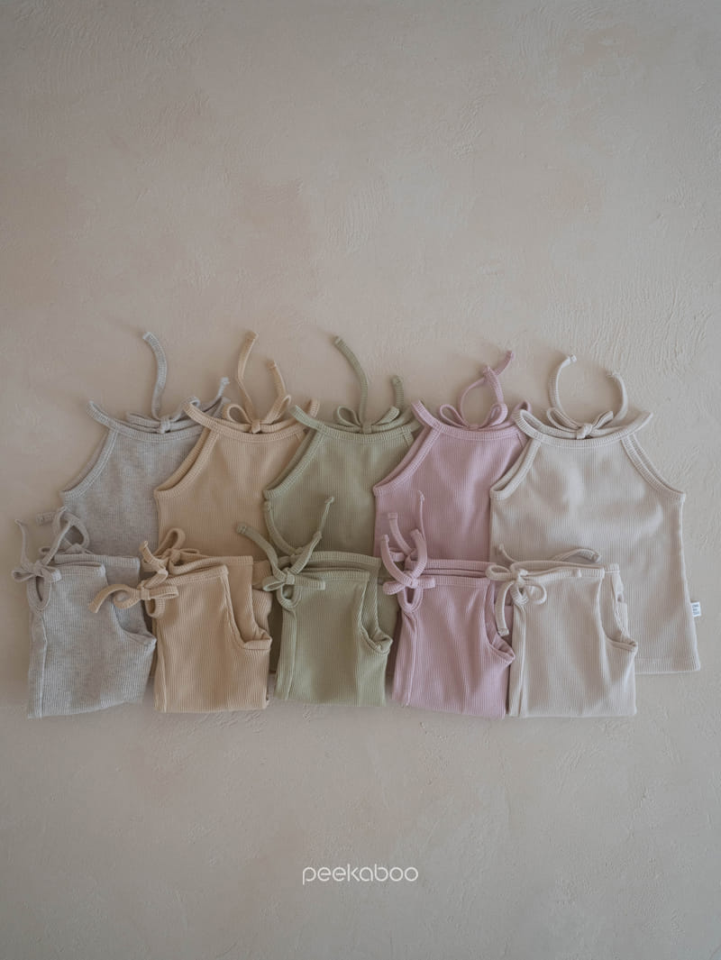 Peekaboo - Korean Children Fashion - #designkidswear - Sweetpi Top Bottom Set - 2