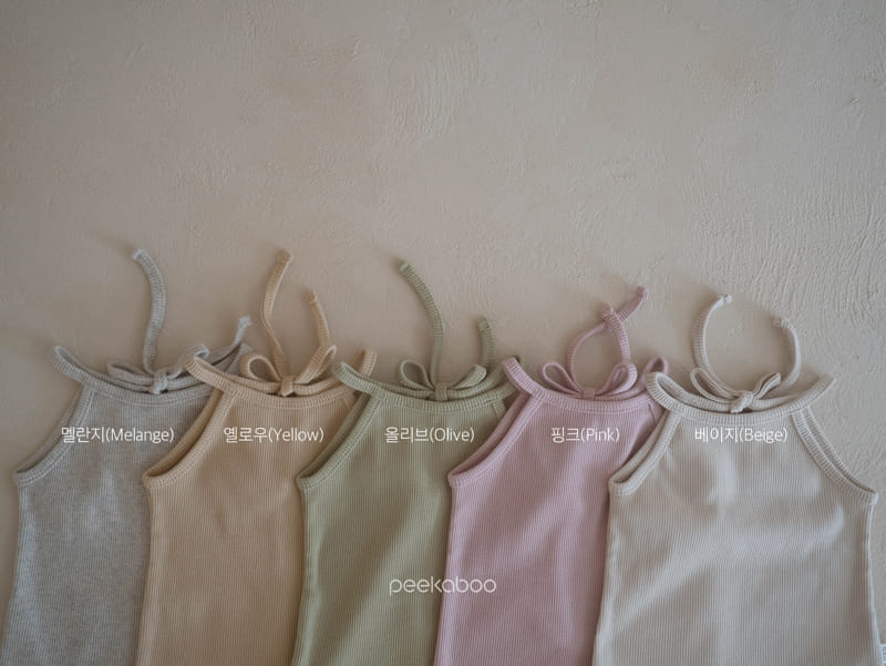 Peekaboo - Korean Children Fashion - #kidsshorts - Sweetpi Top Bottom Set - 5
