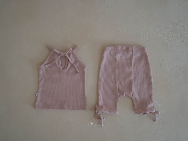 Peekaboo - Korean Children Fashion - #kidzfashiontrend - Sweetpi Top Bottom Set - 7