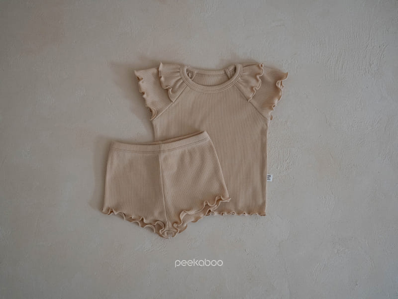 Peekaboo - Korean Children Fashion - #littlefashionista - Pioni Top Bottom Set - 5