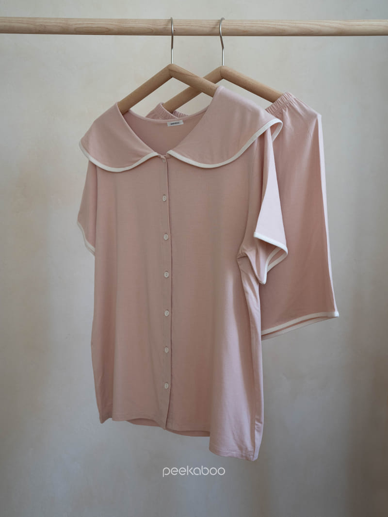 Peekaboo - Korean Children Fashion - #minifashionista - Mom Mari Top Bottom Set - 6