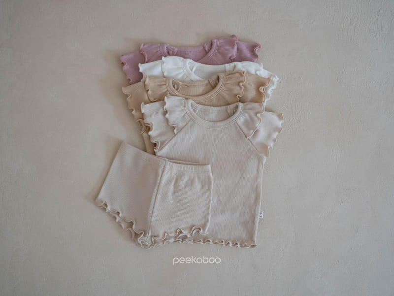 Peekaboo - Korean Children Fashion - #stylishchildhood - Pioni Top Bottom Set - 11