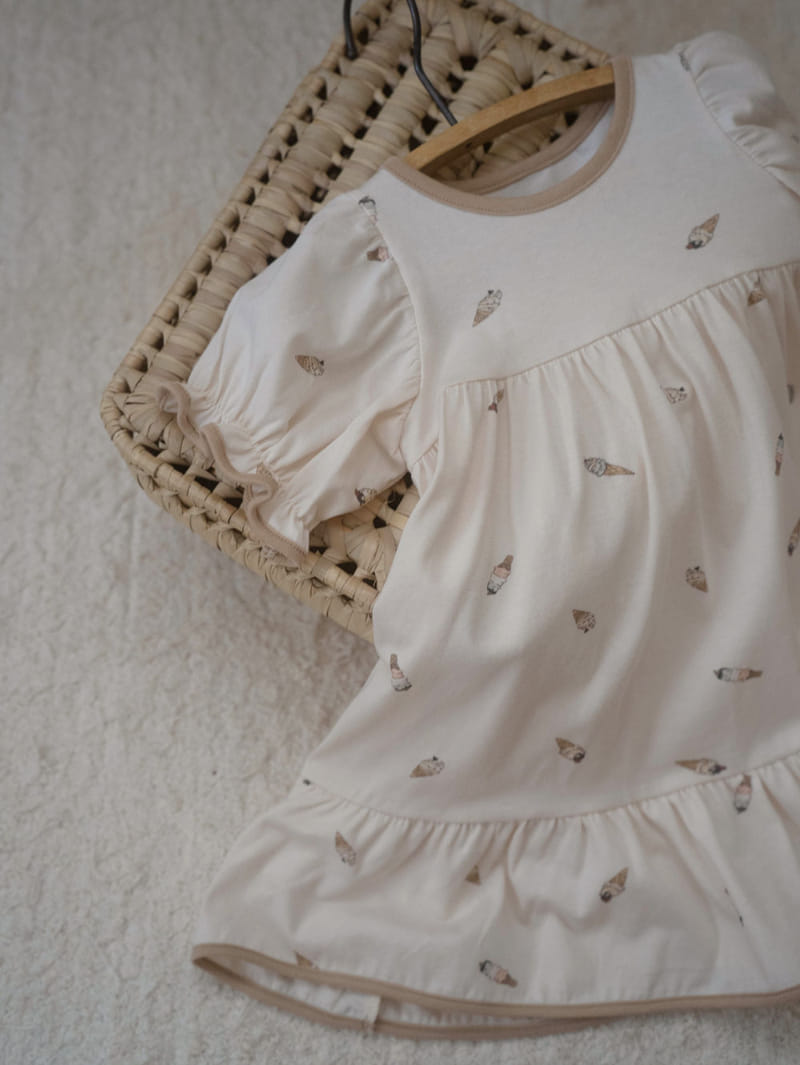 Peekaboo - Korean Children Fashion - #stylishchildhood - Icecream One-Piece - 5