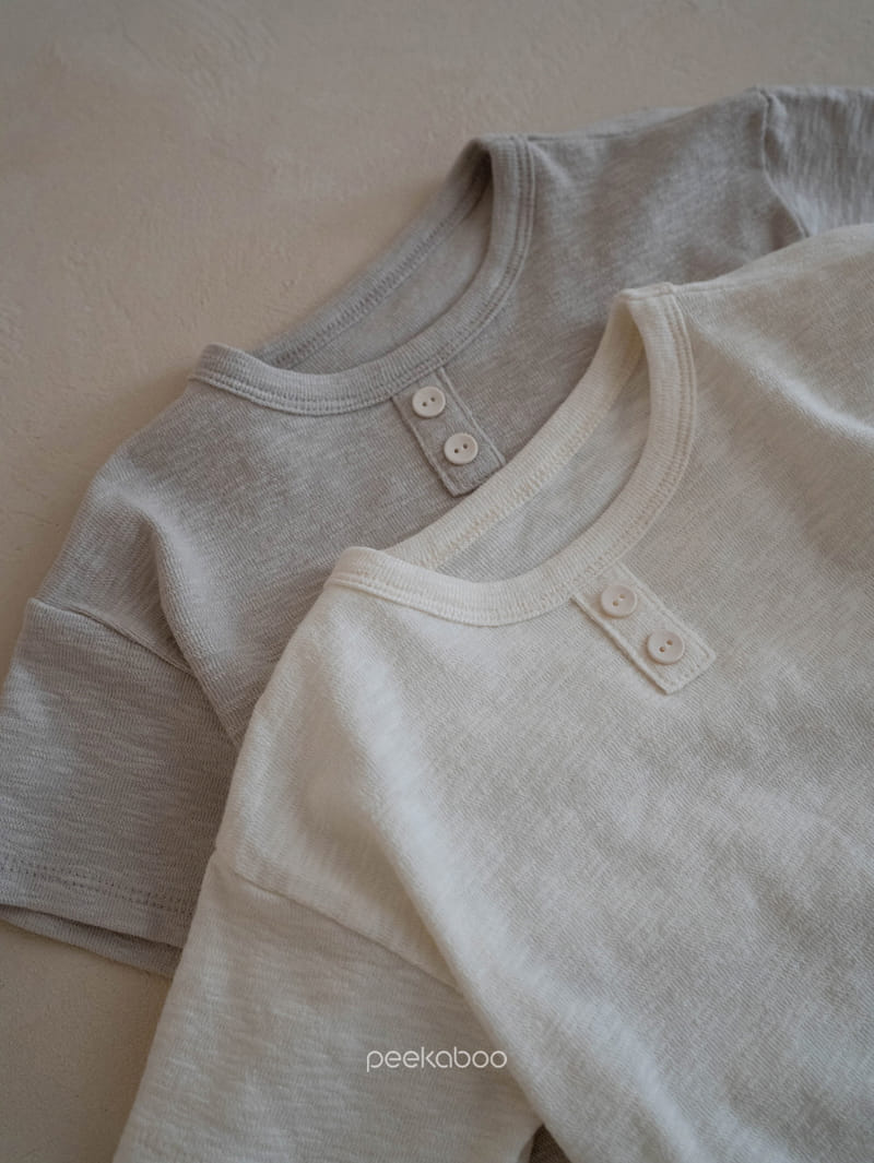 Peekaboo - Korean Children Fashion - #stylishchildhood - Gru Top Bottom Set - 11