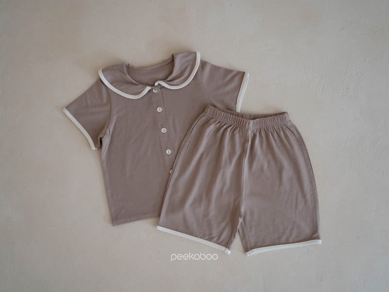 Peekaboo - Korean Children Fashion - #todddlerfashion - Mari Top Bottom Set - 5