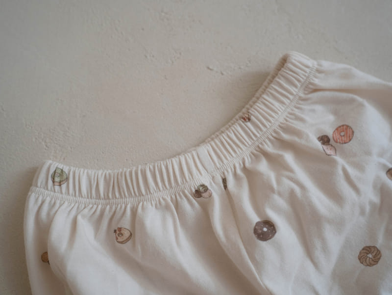 Peekaboo - Korean Children Fashion - #toddlerclothing - Doughnut Top Bottom Set - 7
