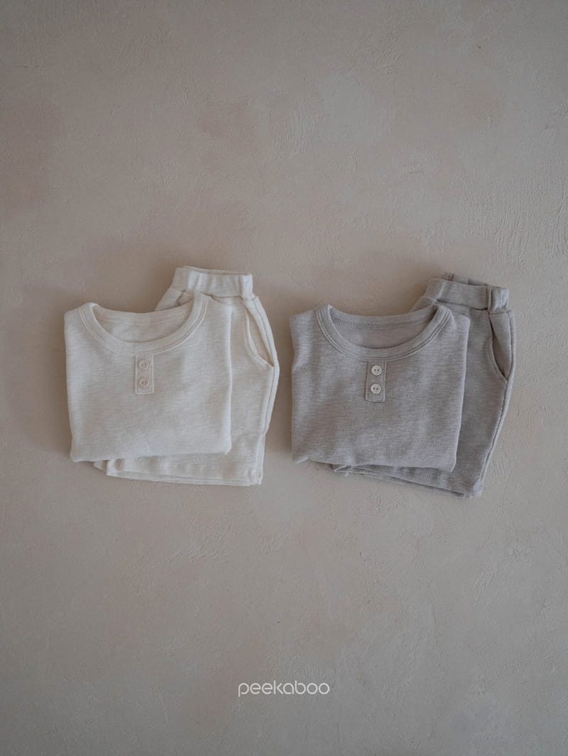 Peekaboo - Korean Children Fashion - #toddlerclothing - Gru Top Bottom Set - 10
