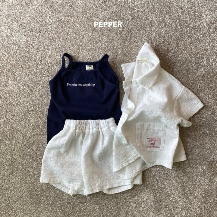 Pepper - Korean Children Fashion - #stylishchildhood - Anything Rib Sleeveless Tee - 4
