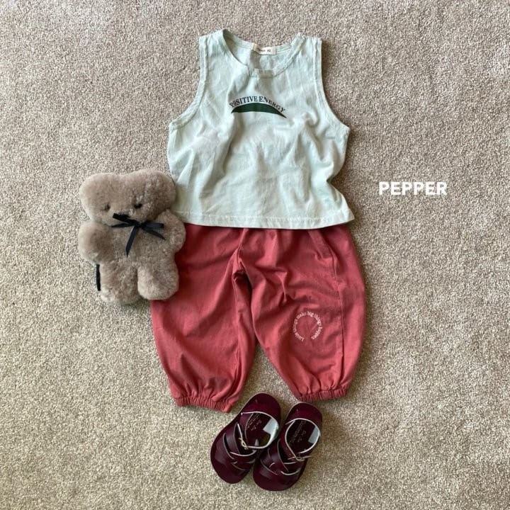 Pepper - Korean Children Fashion - #childrensboutique - Energy Sleeveless Tee - 8