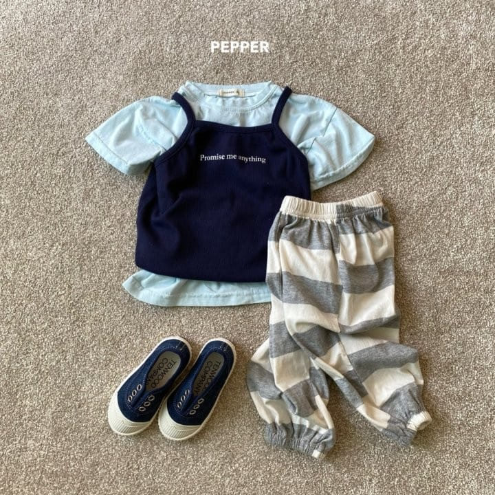 Pepper - Korean Children Fashion - #designkidswear - Anything Rib Sleeveless Tee - 6