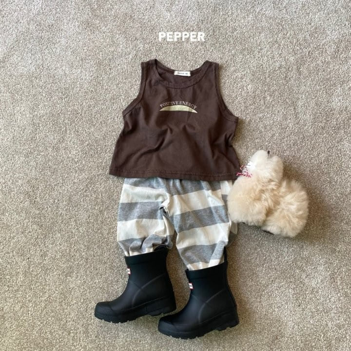 Pepper - Korean Children Fashion - #magicofchildhood - Energy Sleeveless Tee - 4