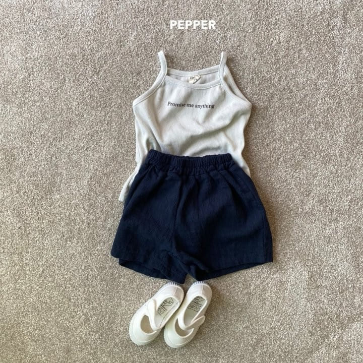 Pepper - Korean Children Fashion - #stylishchildhood - Anything Rib Sleeveless Tee - 3