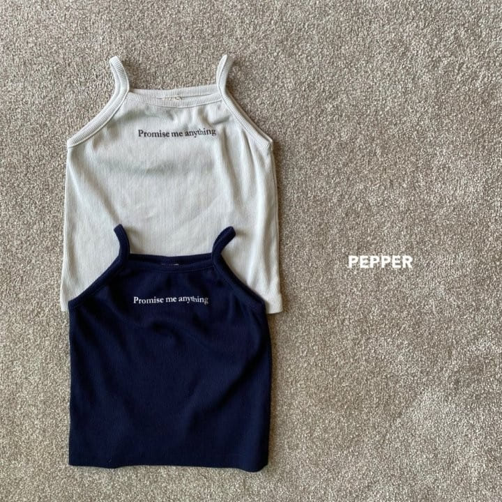Pepper - Korean Children Fashion - #todddlerfashion - Anything Rib Sleeveless Tee