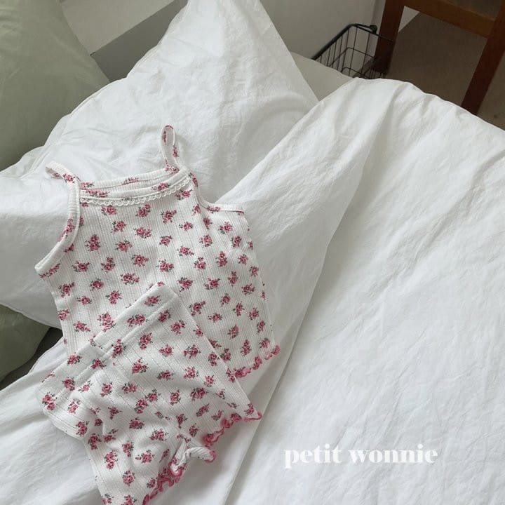 Petitwonnie - Korean Children Fashion - #littlefashionista - Versailles Sleeveless Top Bottom Set - 6