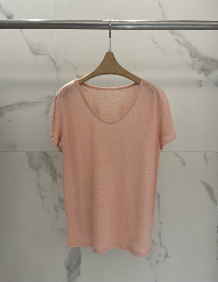 Plushong - Korean Women Fashion - #momslook - C L Short Sleeve Tee - 4