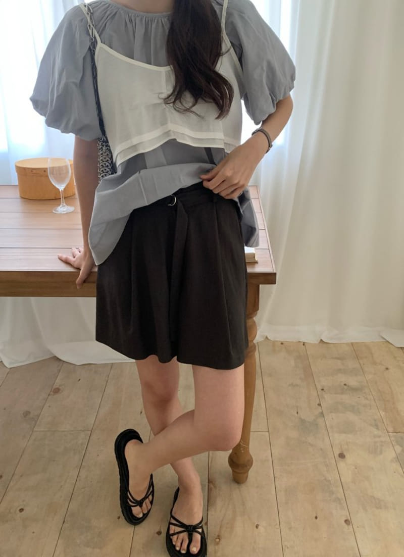 Pomelo - Korean Women Fashion - #momslook - Ad Belt Pants - 11