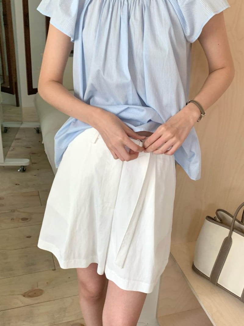 Pomelo - Korean Women Fashion - #momslook - Ad Belt Pants - 3