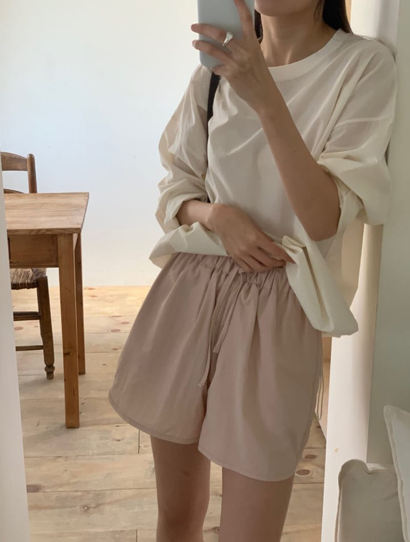 Pomelo - Korean Women Fashion - #pursuepretty - String Sweatshirt
