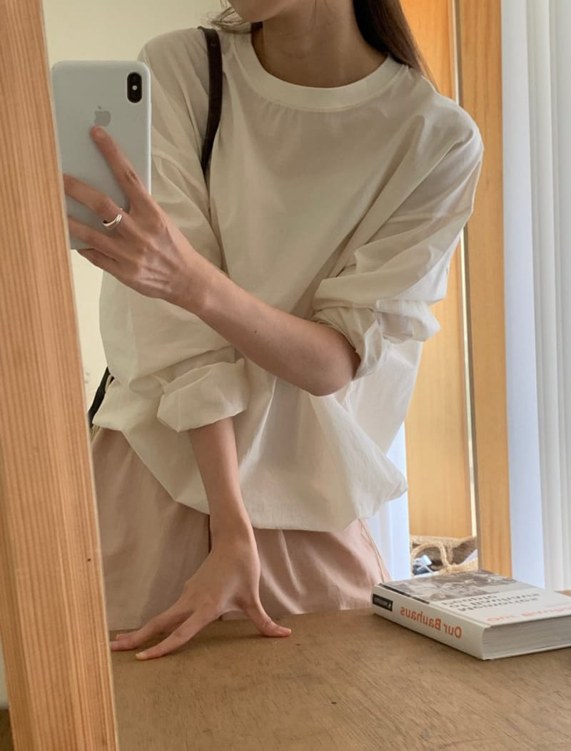Pomelo - Korean Women Fashion - #thatsdarling - String Sweatshirt - 5