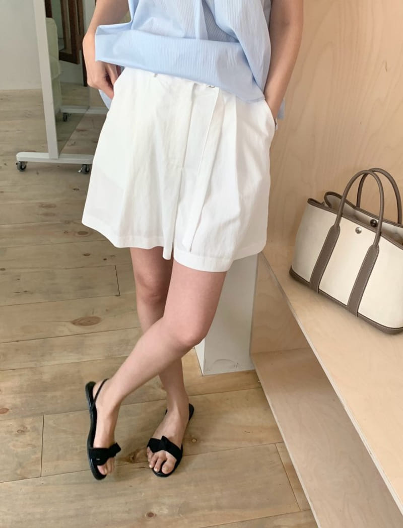 Pomelo - Korean Women Fashion - #thelittlethings - Ad Belt Pants - 2