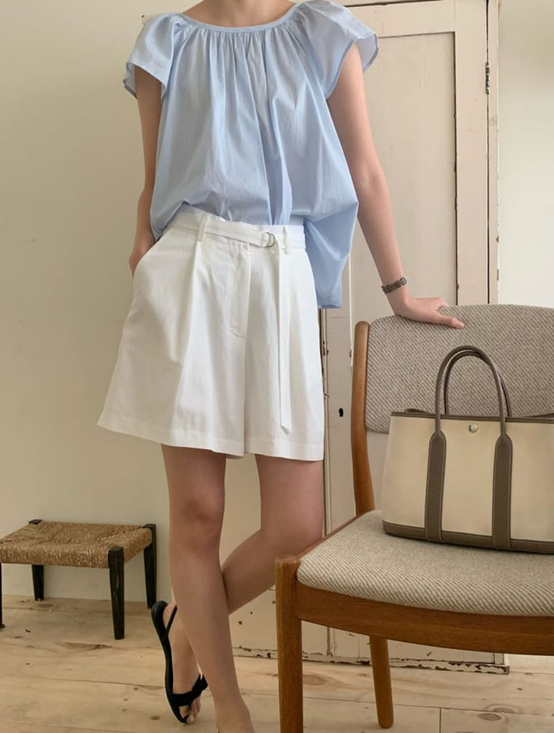 Pomelo - Korean Women Fashion - #momslook - Ad Belt Pants - 4