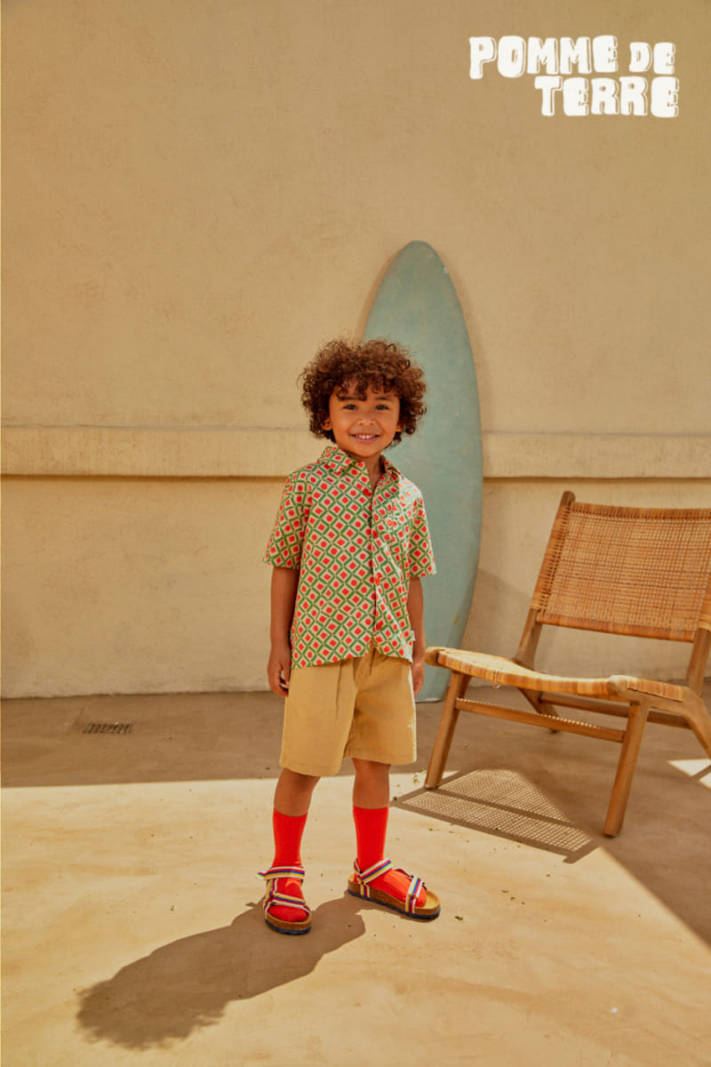 Pomme de terre - Korean Children Fashion - #Kfashion4kids - Dia Open Collar Shirt - 8