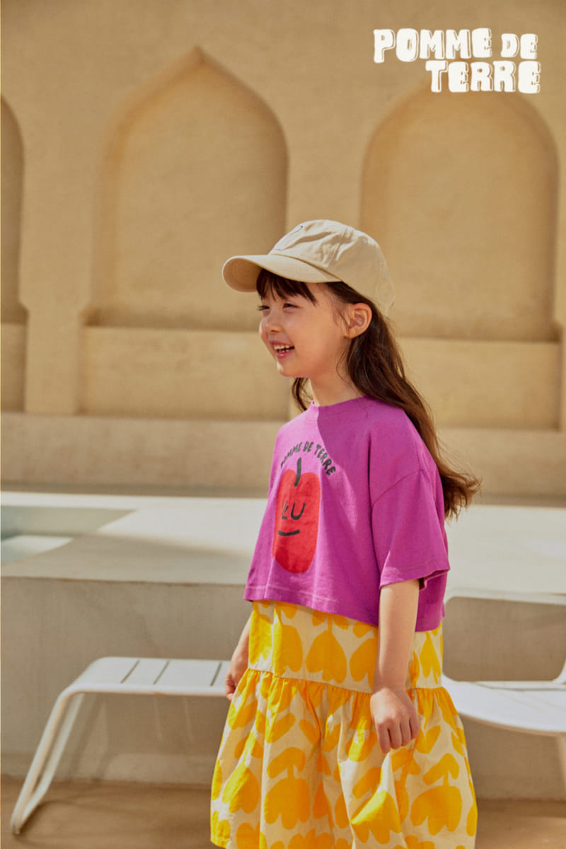 Pomme de terre - Korean Children Fashion - #childrensboutique - Apple Crop Tee - 7