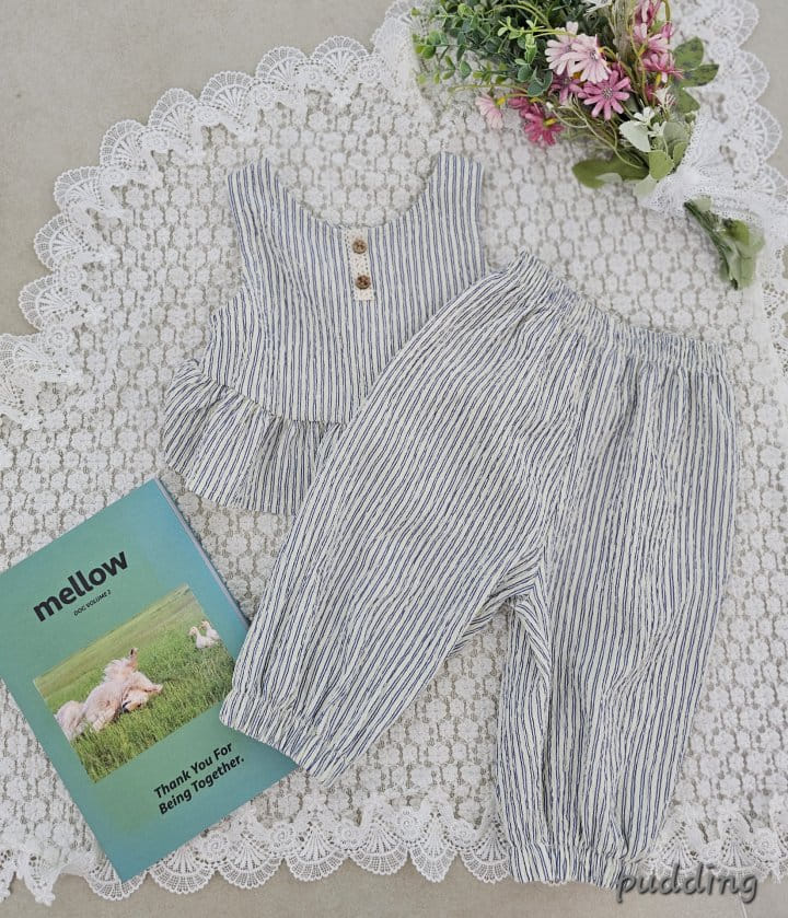 Pudding - Korean Children Fashion - #kidzfashiontrend - Top Bottom Set - 5