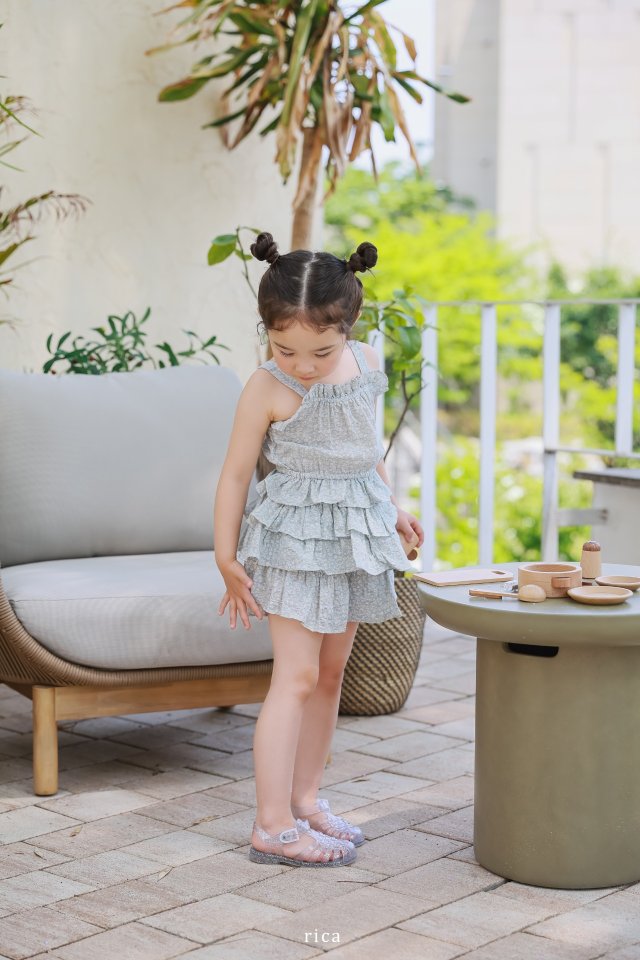 Rica - Korean Children Fashion - #childofig - Macaroni Top Bottom Set - 5