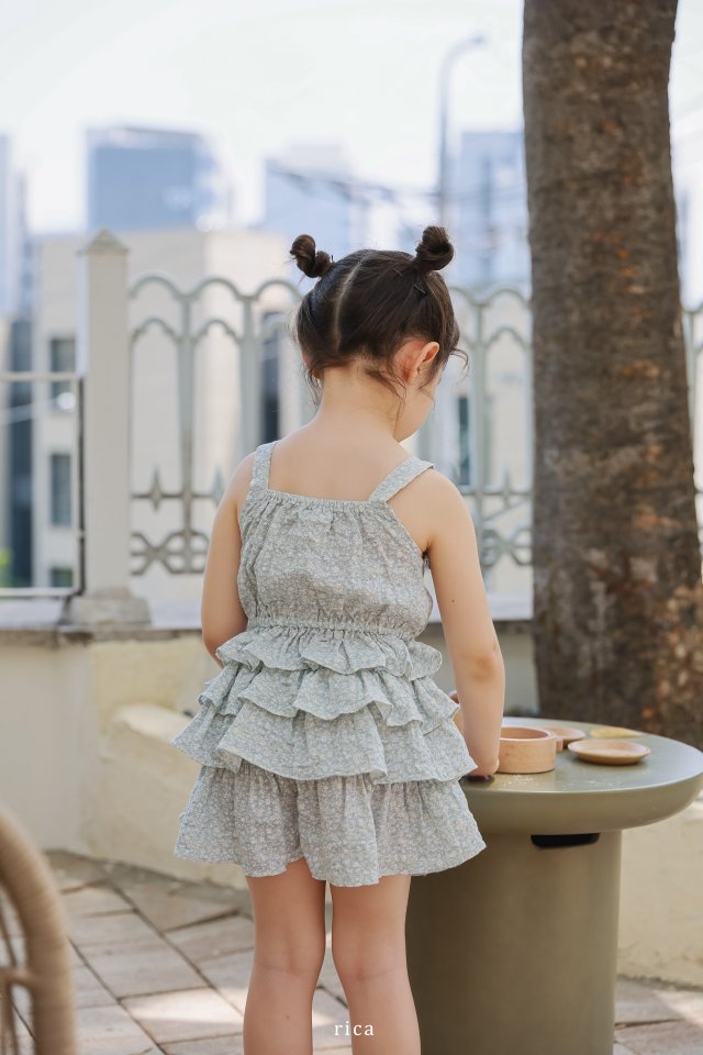Rica - Korean Children Fashion - #childrensboutique - Macaroni Top Bottom Set - 7