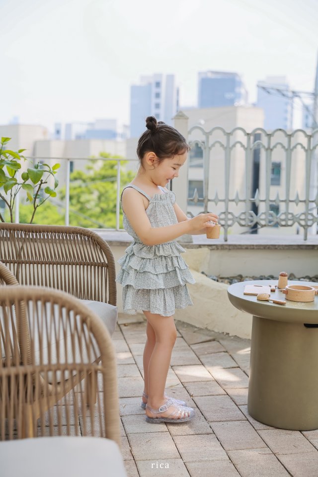 Rica - Korean Children Fashion - #designkidswear - Macaroni Top Bottom Set - 8