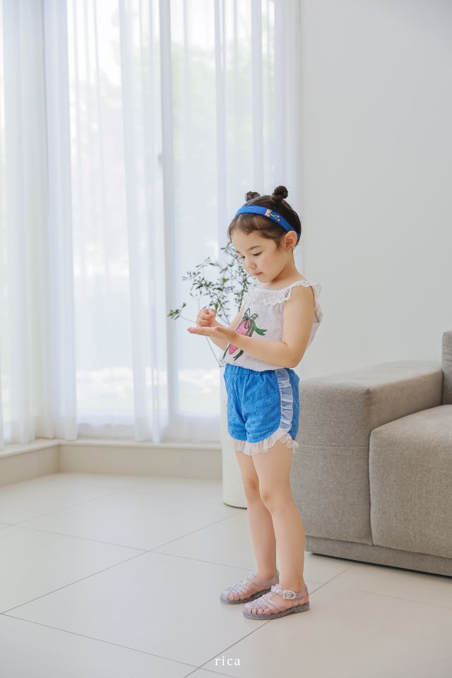 Rica - Korean Children Fashion - #discoveringself - Strawberry Lace Tee - 8