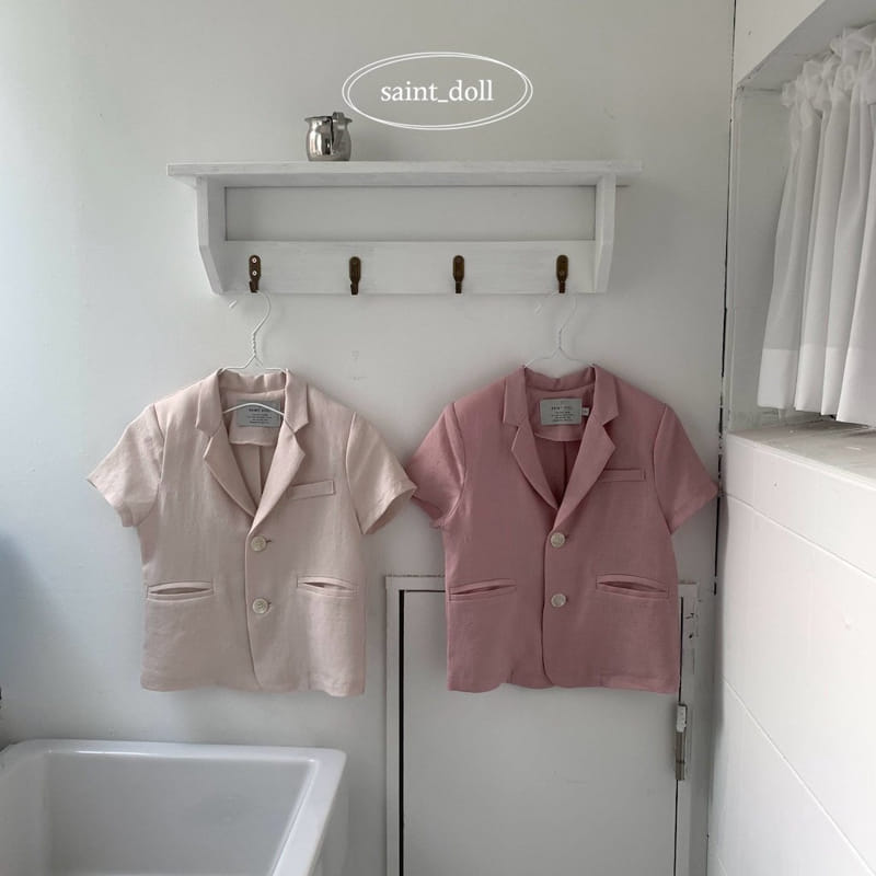 Saint Doll - Korean Children Fashion - #childofig - City Short Sleeve Jacket With Mom - 2
