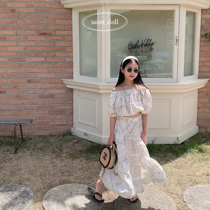 Saint Doll - Korean Children Fashion - #designkidswear - Mom Off Crop Top - 2