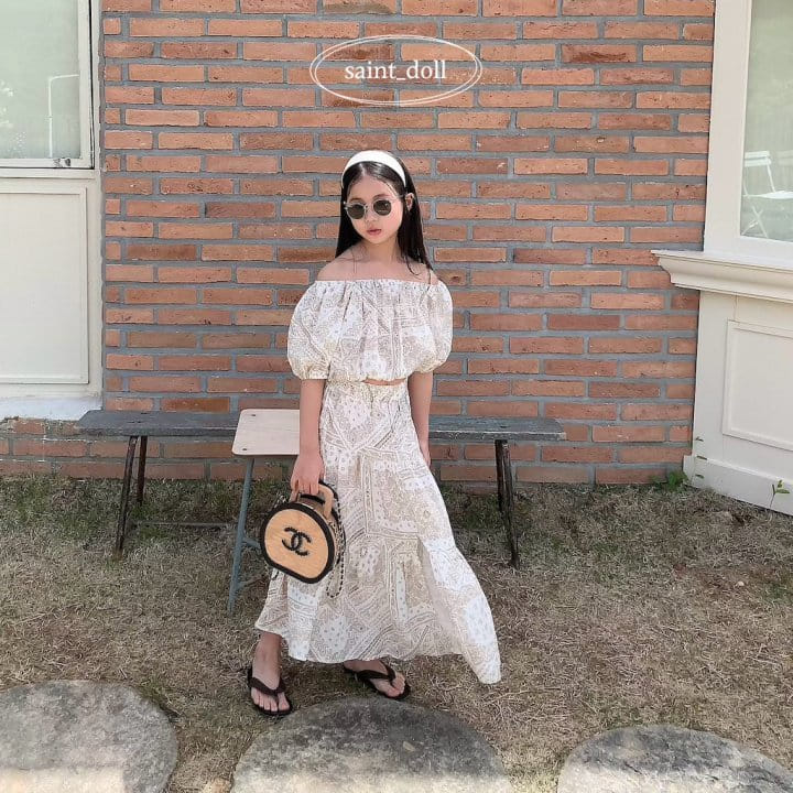 Saint Doll - Korean Children Fashion - #kidsshorts - Mom Naple Long Skirt - 7